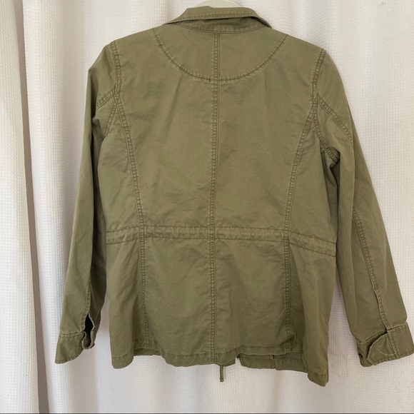 J. Crew Army Green Military Jacket - Picture 2 of 6